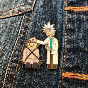 Rick and Morty & A Clockwork Orange pin